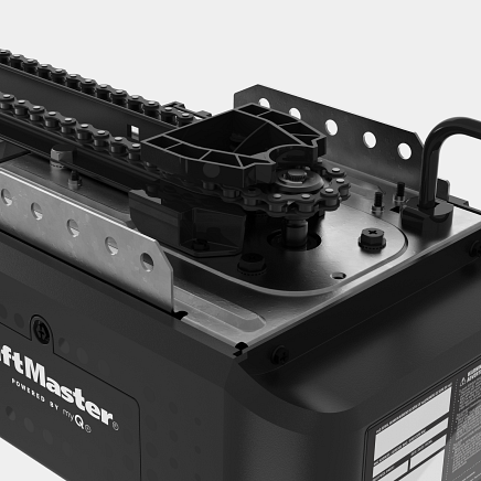 2420L 3/4 HPs Chain Drive Opener with Built-In Camera Battery Backup and myQ Connectivity